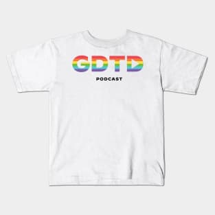 GDTD Rainbow Stripe Monogram Kids T-Shirt